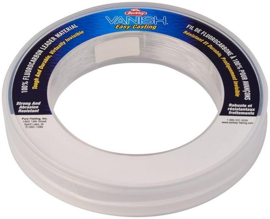 imageBerkley Vanish Fluorocarbon Fishing LineLeader MaterialClear Leader Coil