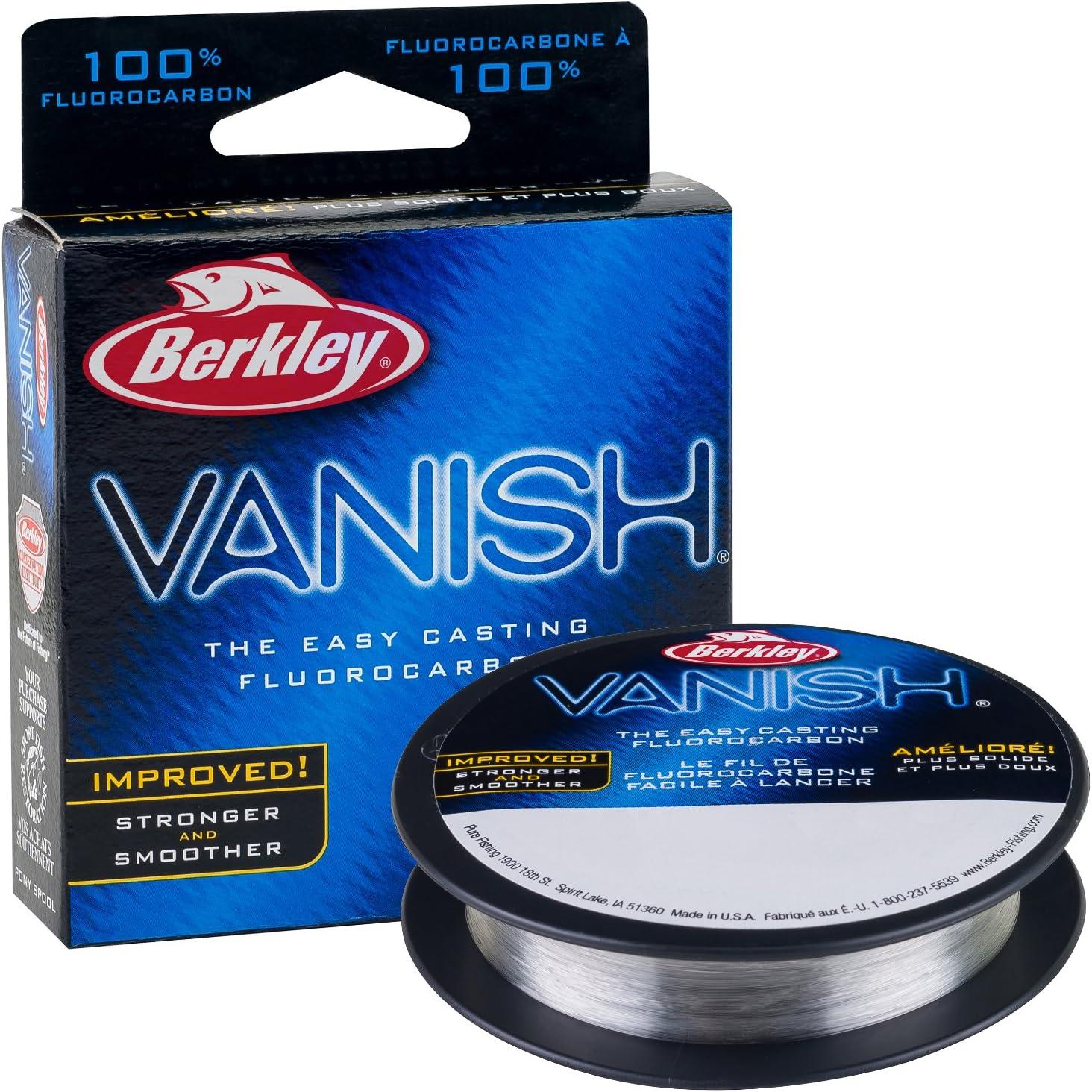 imageBerkley Vanish Fluorocarbon Fishing LineLeader MaterialClear Vanish