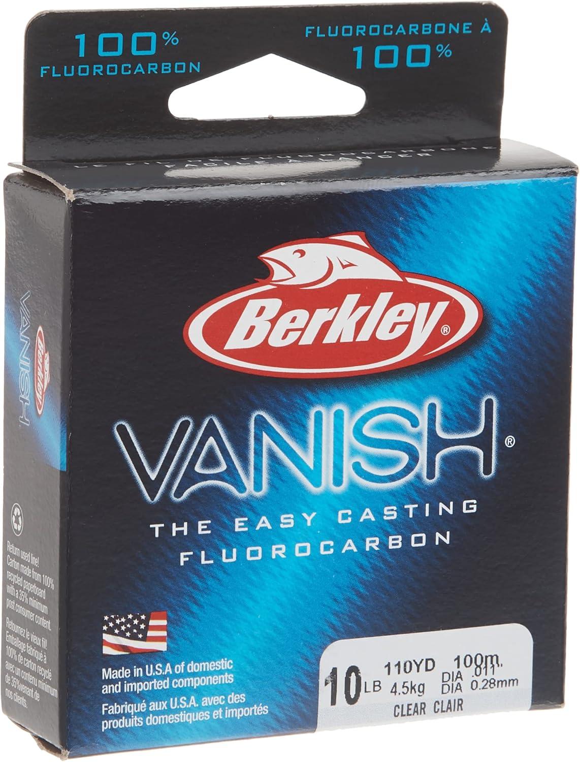 imageBerkley Vanish Fluorocarbon Fishing LineLeader MaterialClear Vanish