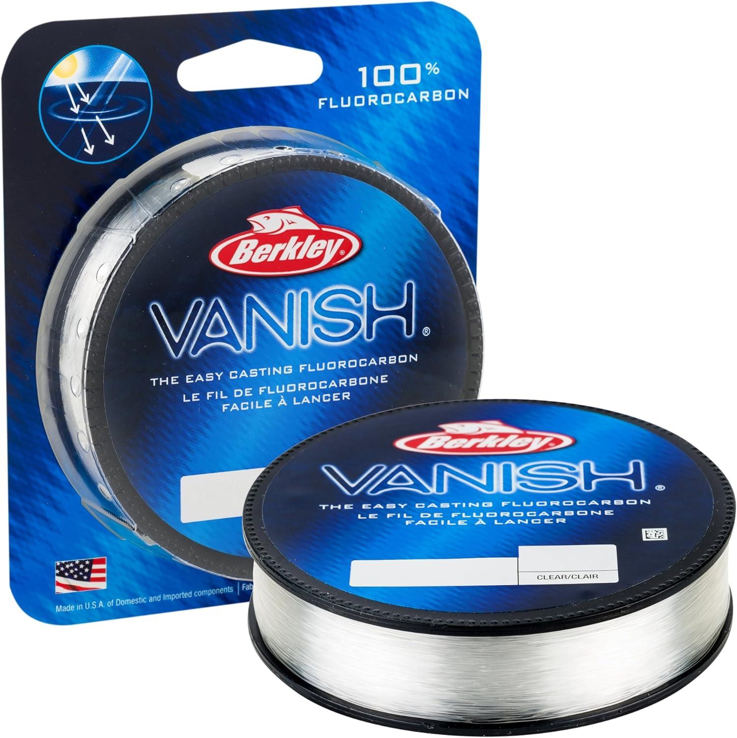 imageBerkley Vanish Fluorocarbon Fishing LineLeader MaterialClear Vanish