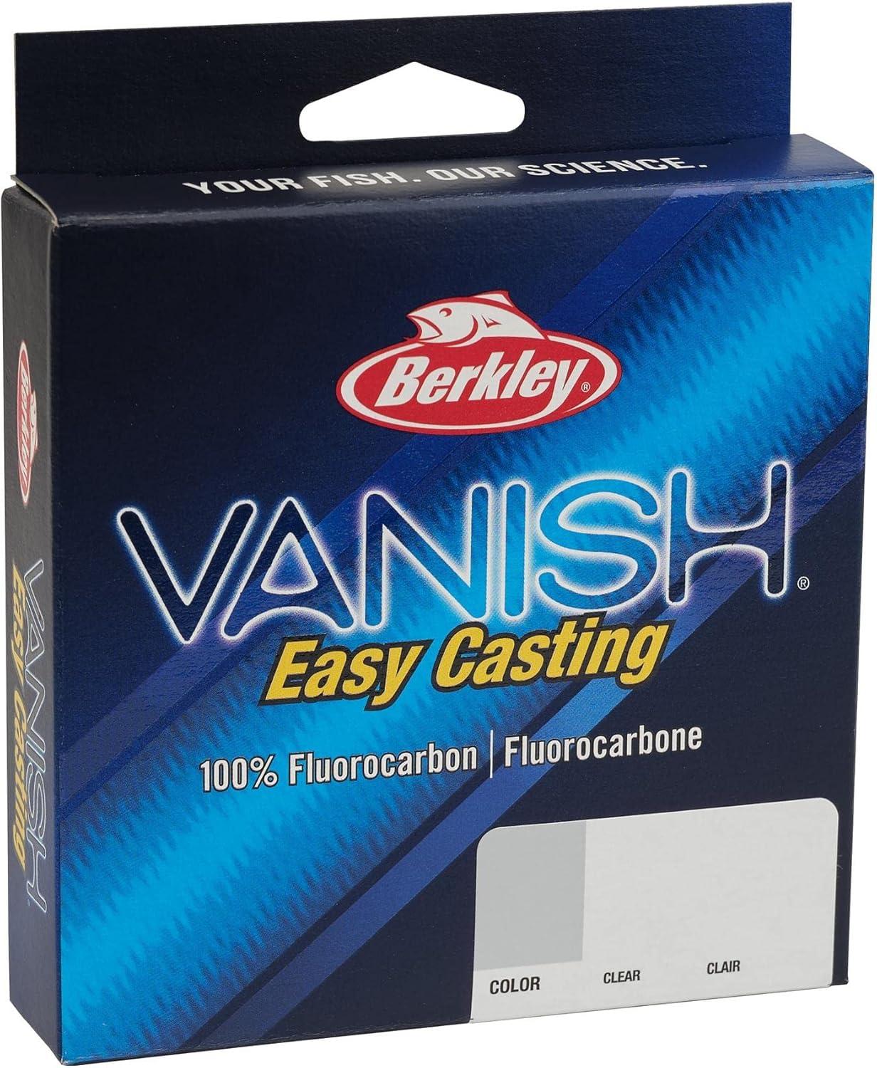 imageBerkley Vanish Fluorocarbon Fishing LineLeader MaterialClear Vanish