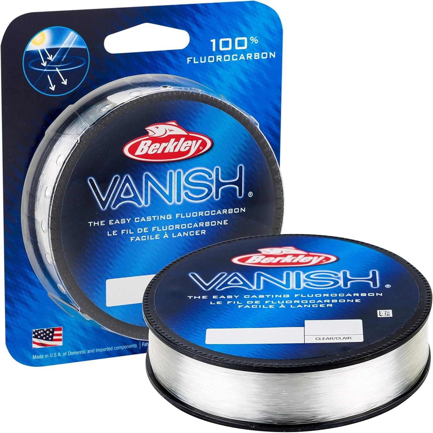 imageBerkley Vanish Fluorocarbon Fishing LineLeader MaterialClear Vanish