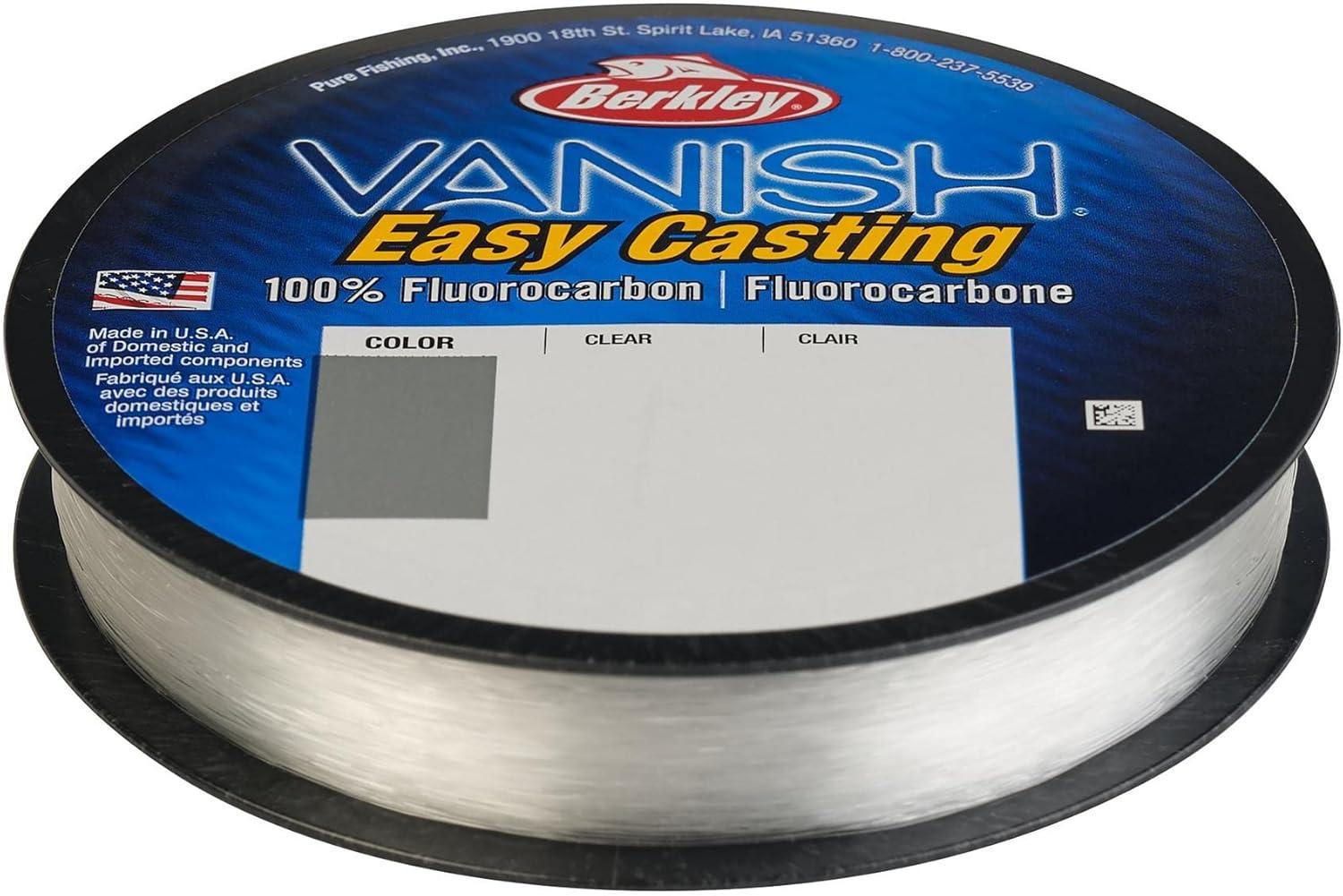 imageBerkley Vanish Fluorocarbon Fishing LineLeader MaterialClear Vanish