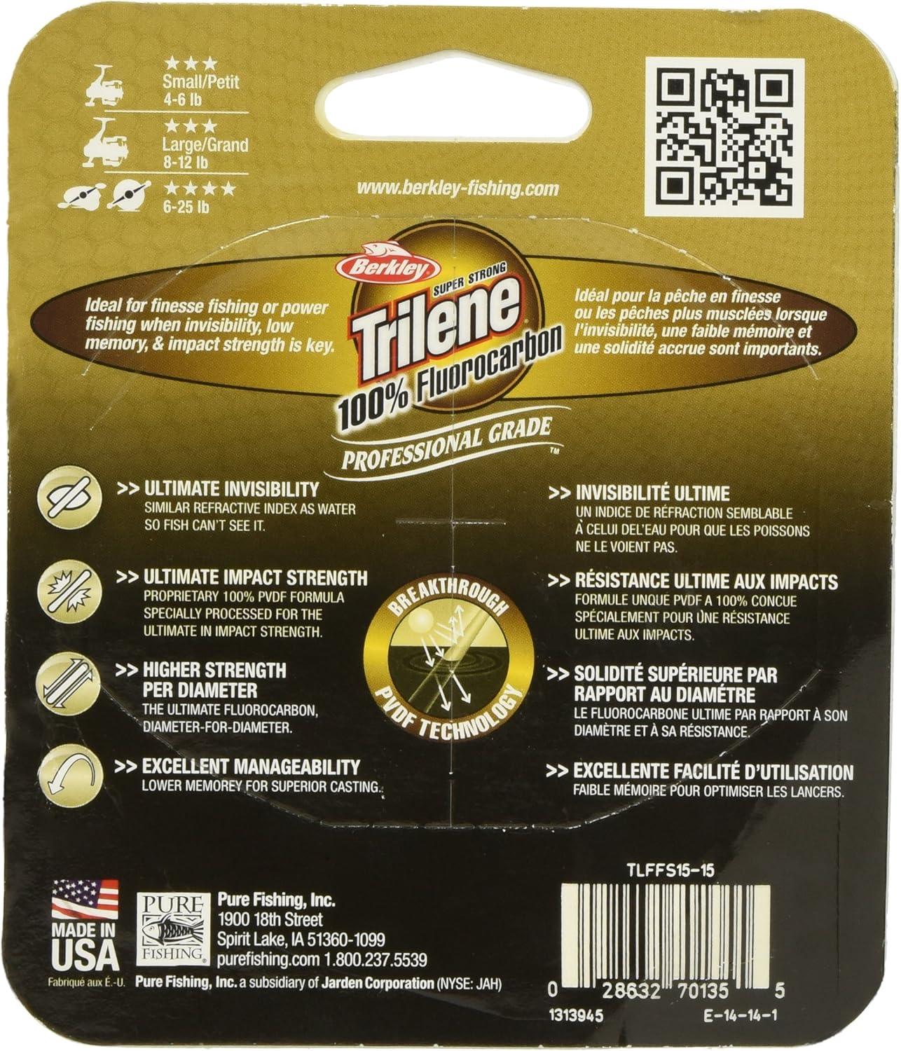 imageBerkleyTrilene 100 Fluorocarbon Ice Clear 0010in 025mmClear