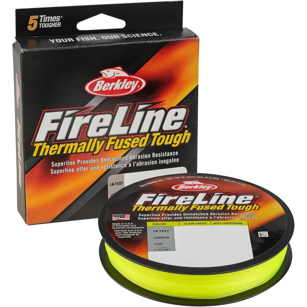 imageBerkley FireLine Superline Fishing LineFlame Green New