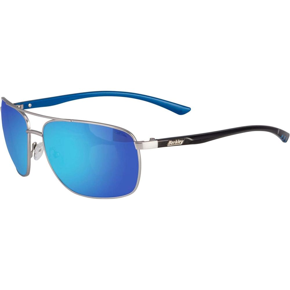 imageBerkley Fishing SunglassesMatte SilverSmokeBlue Mirror
