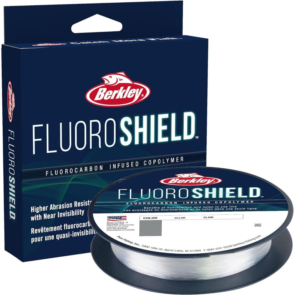 imageBerkley FluoroShield Fluorocarbon Fishing Line Clear17lb Test