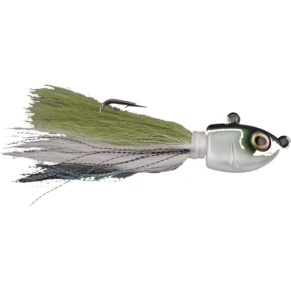 imageBerkley Fusion19 Bucktail Fishing Bait JigsOlive