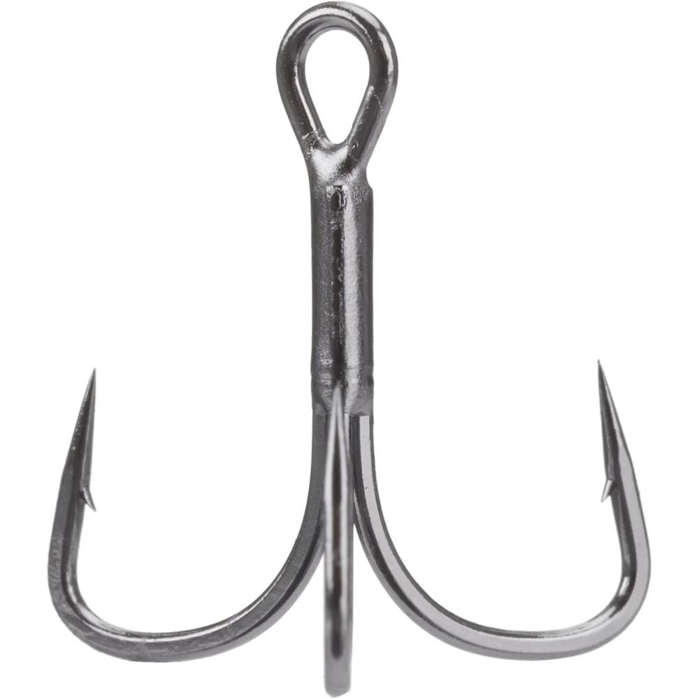 imageBerkley Fusion19 Wide Gap Live Bait Hooks Size 4 Fishing Hooks Needle Point with SlickSet Coating for Easy Penetration Forged for Added StrengthBlack Nickel