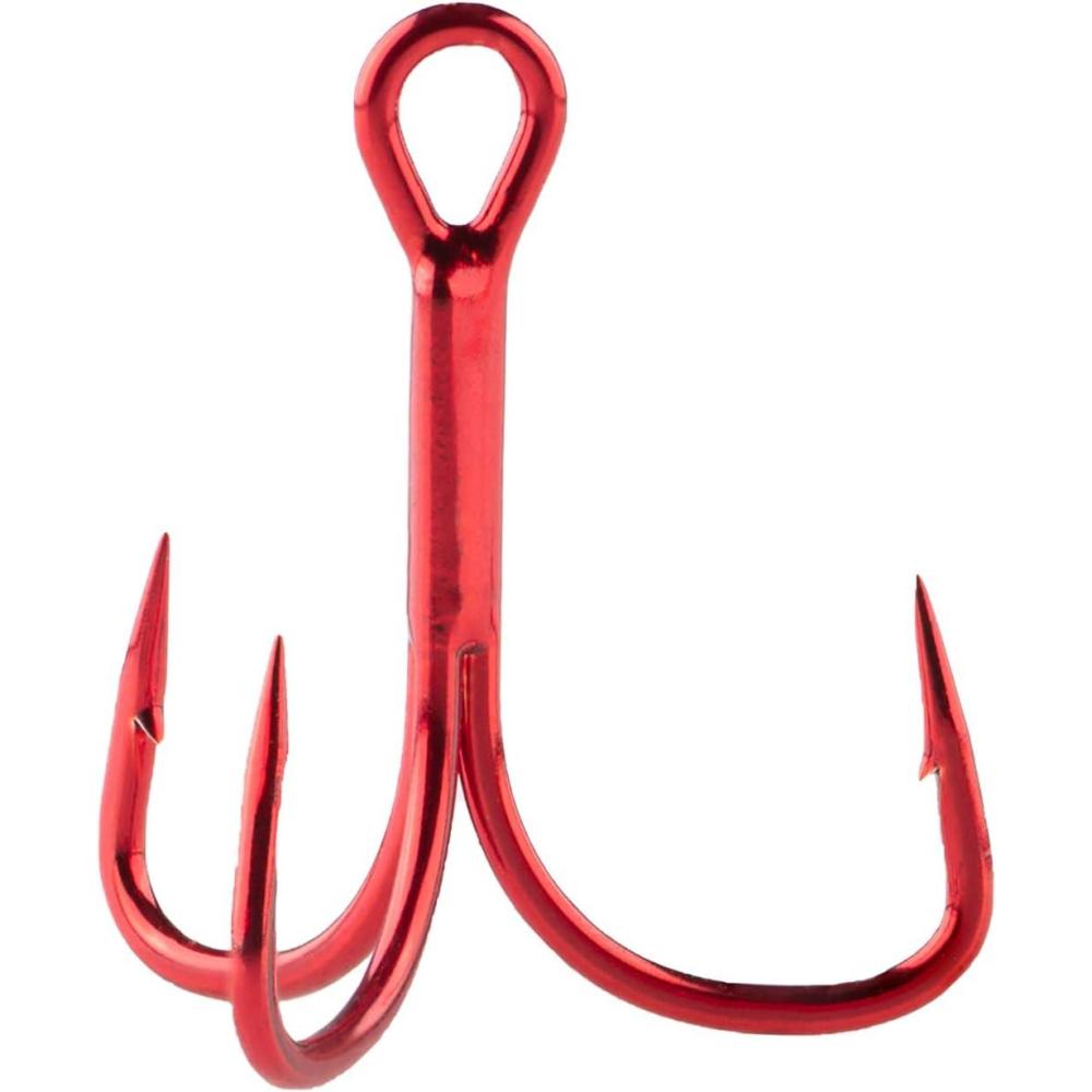 imageBerkley Fusion19 Wide Gap Live Bait Hooks Size 4 Fishing Hooks Needle Point with SlickSet Coating for Easy Penetration Forged for Added StrengthRed