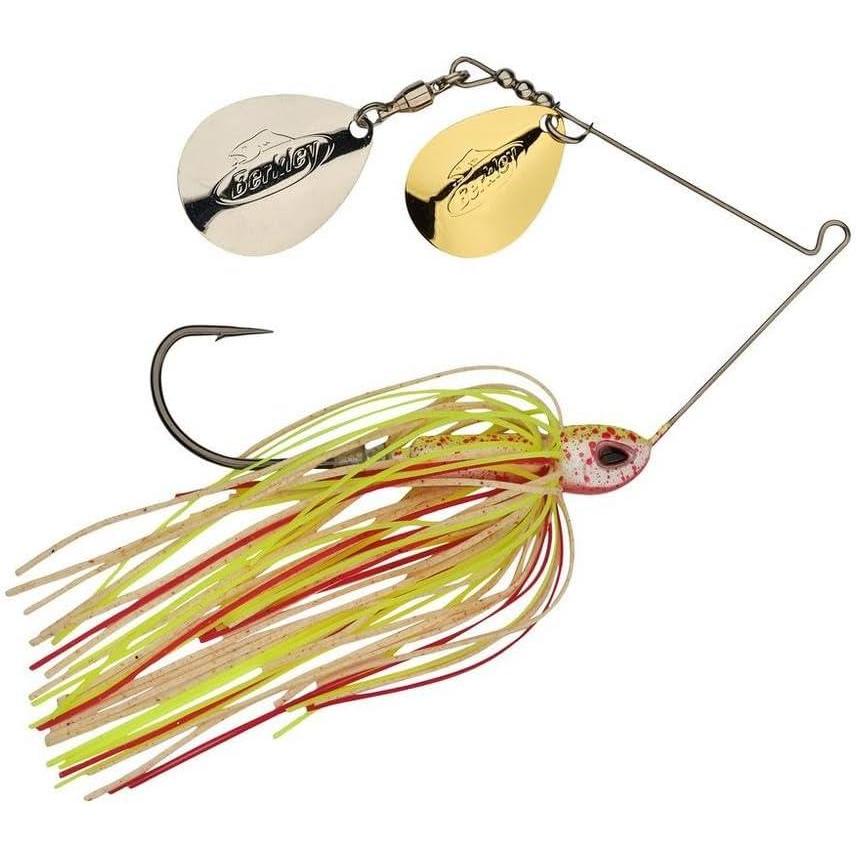 imageBerkley Power Blade Compact Fishing SpinnerbaitsHot SlawGold Silver