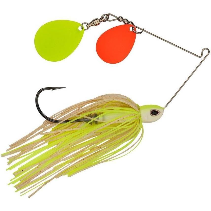 imageBerkley Power Blade Compact Fishing SpinnerbaitsWhite ChartreuseOrange  Chartreuse