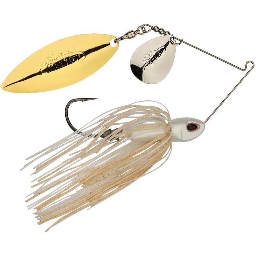 imageBerkley Power Blade Compact Fishing SpinnerbaitsWhiteSilver Gold