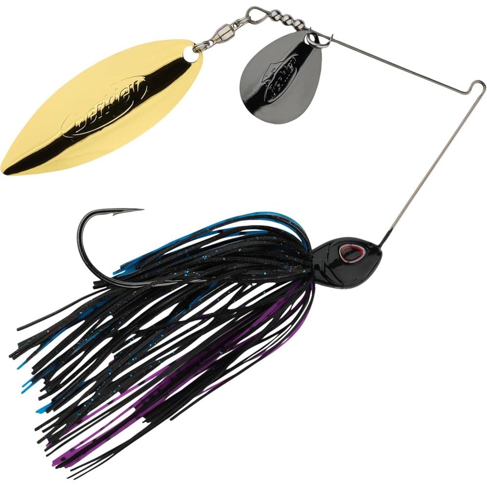 imageBerkley Power Blade Standard Fishing SpinnerbaitsBL SpecialBlack Nickel Gold