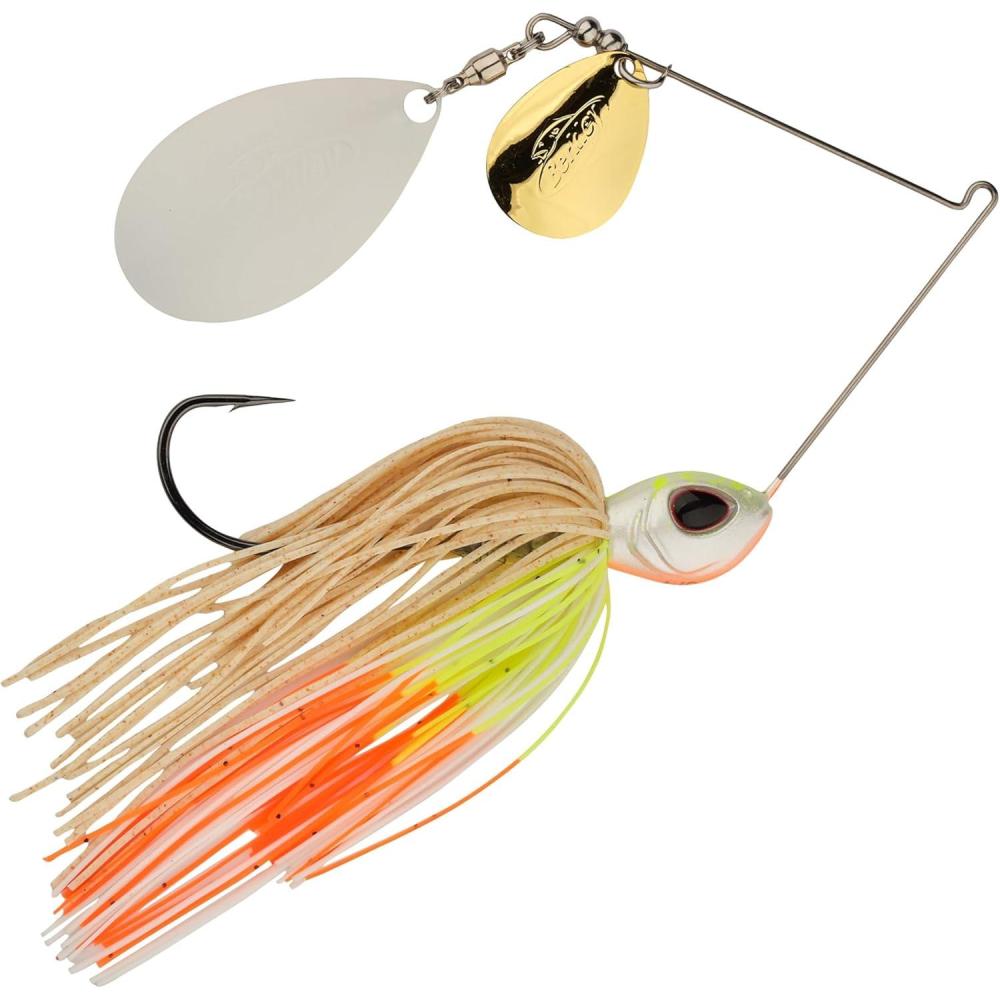 imageBerkley Power Blade Standard Fishing SpinnerbaitsColeslawGold White
