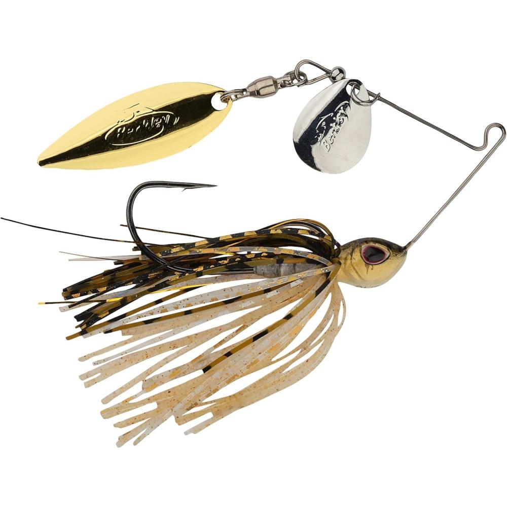 imageBerkley Power Blade Standard Fishing SpinnerbaitsGolden ShinerSilver Gold