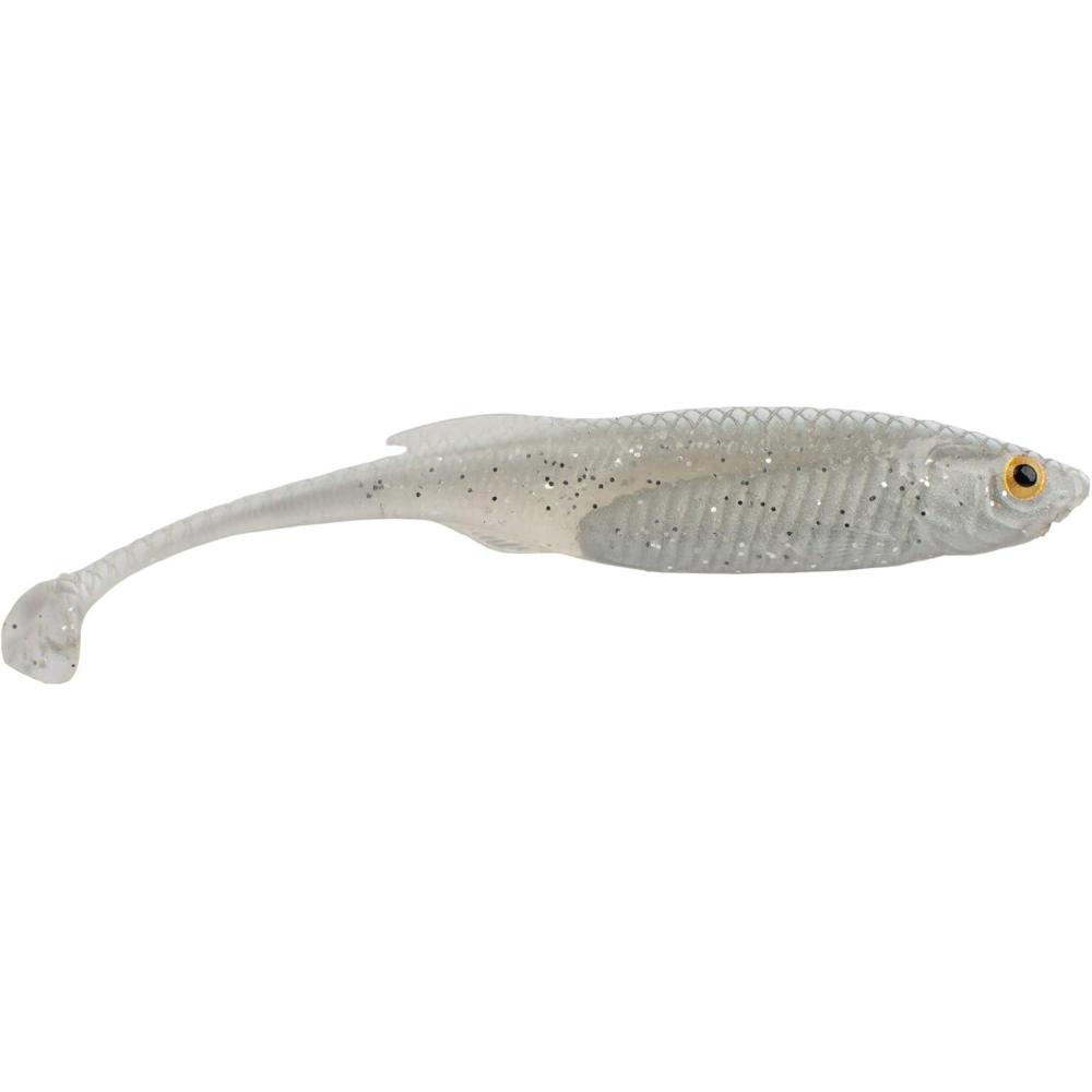 imageBerkley PowerBait Drip Swimmer Fishing Soft BaitWhite Shiner