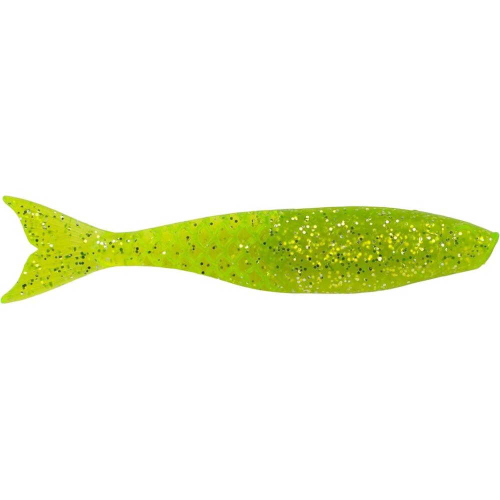 imageBerkley PowerBait Saltwater PowerStinger Fishing Soft BaitChartreuse Silver Flash
