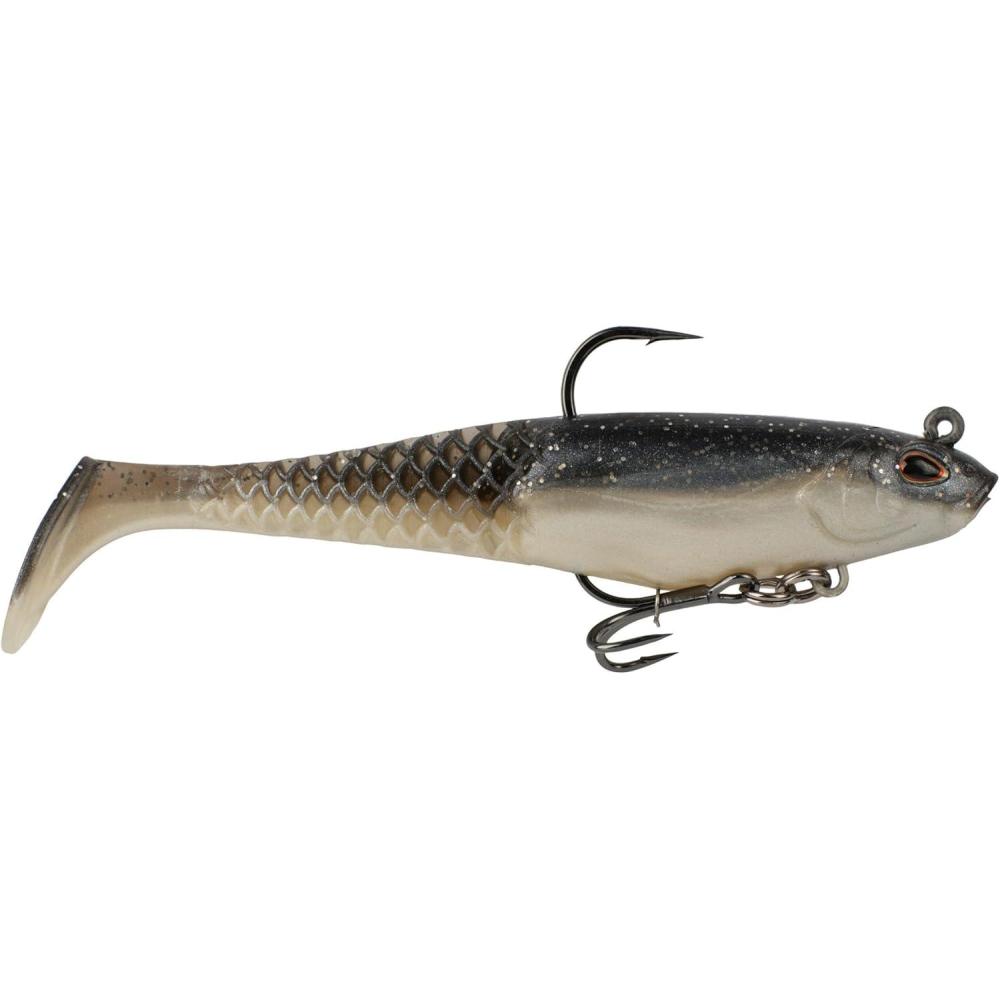 imageBerkley PowerBait Saltwater PreRigged Cullshad Fishing Soft BaitBlack Shad