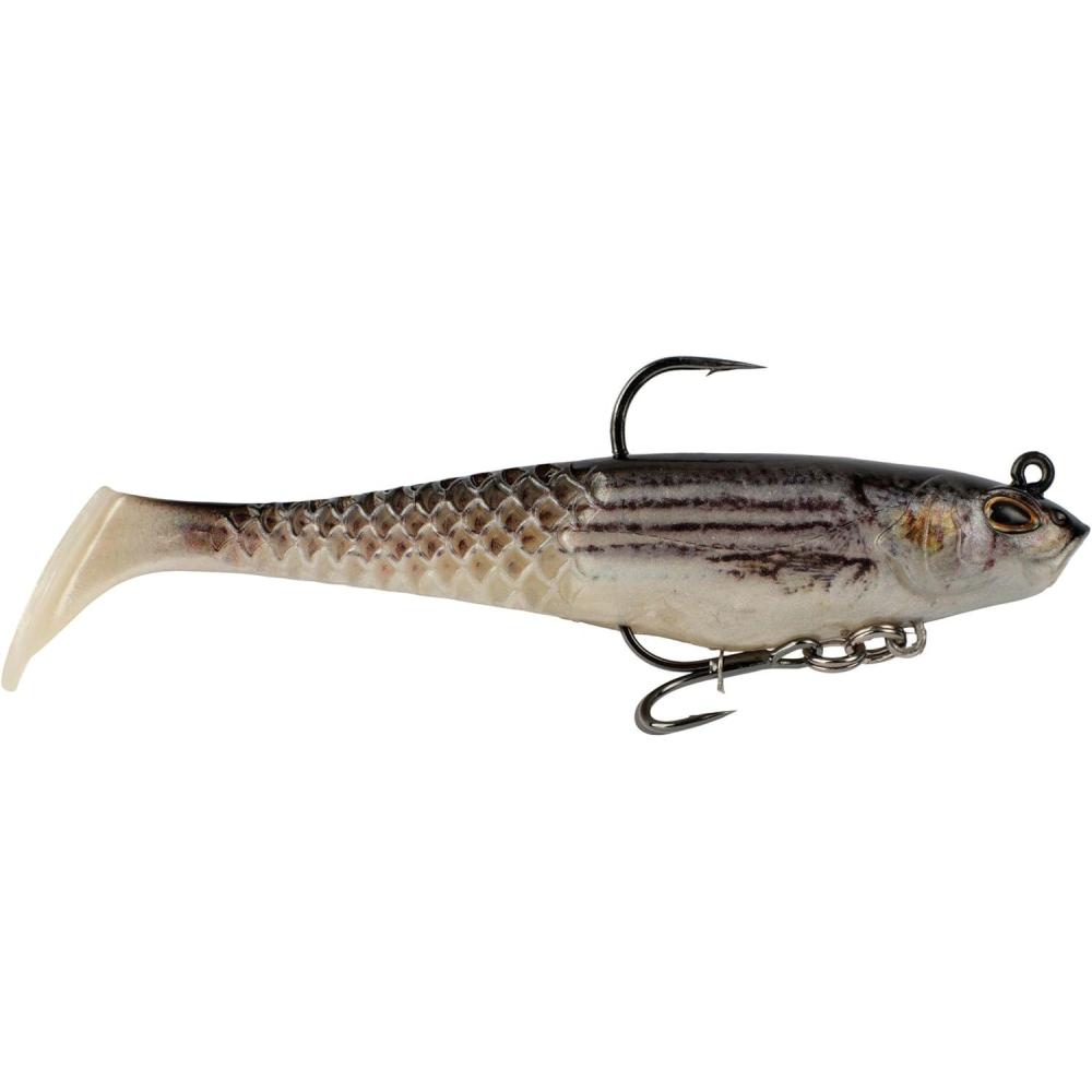 imageBerkley PowerBait Saltwater PreRigged Cullshad Fishing Soft BaitMullet