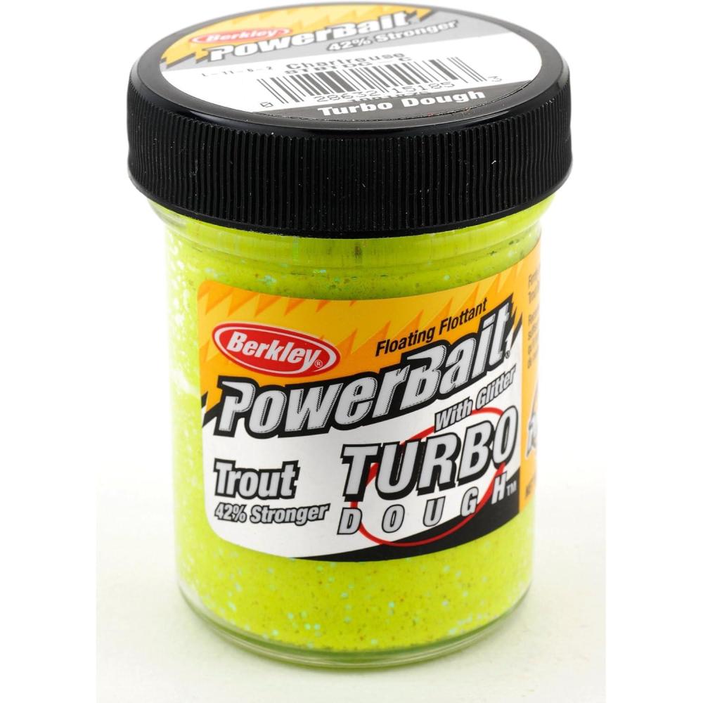 imageBerkley PowerBait Trout Fishing Dough BaitChartreuse Glitter
