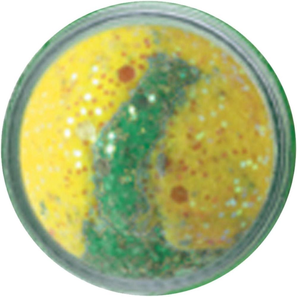 imageBerkley PowerBait Trout Fishing Dough BaitSpring Green Yellow Glitter