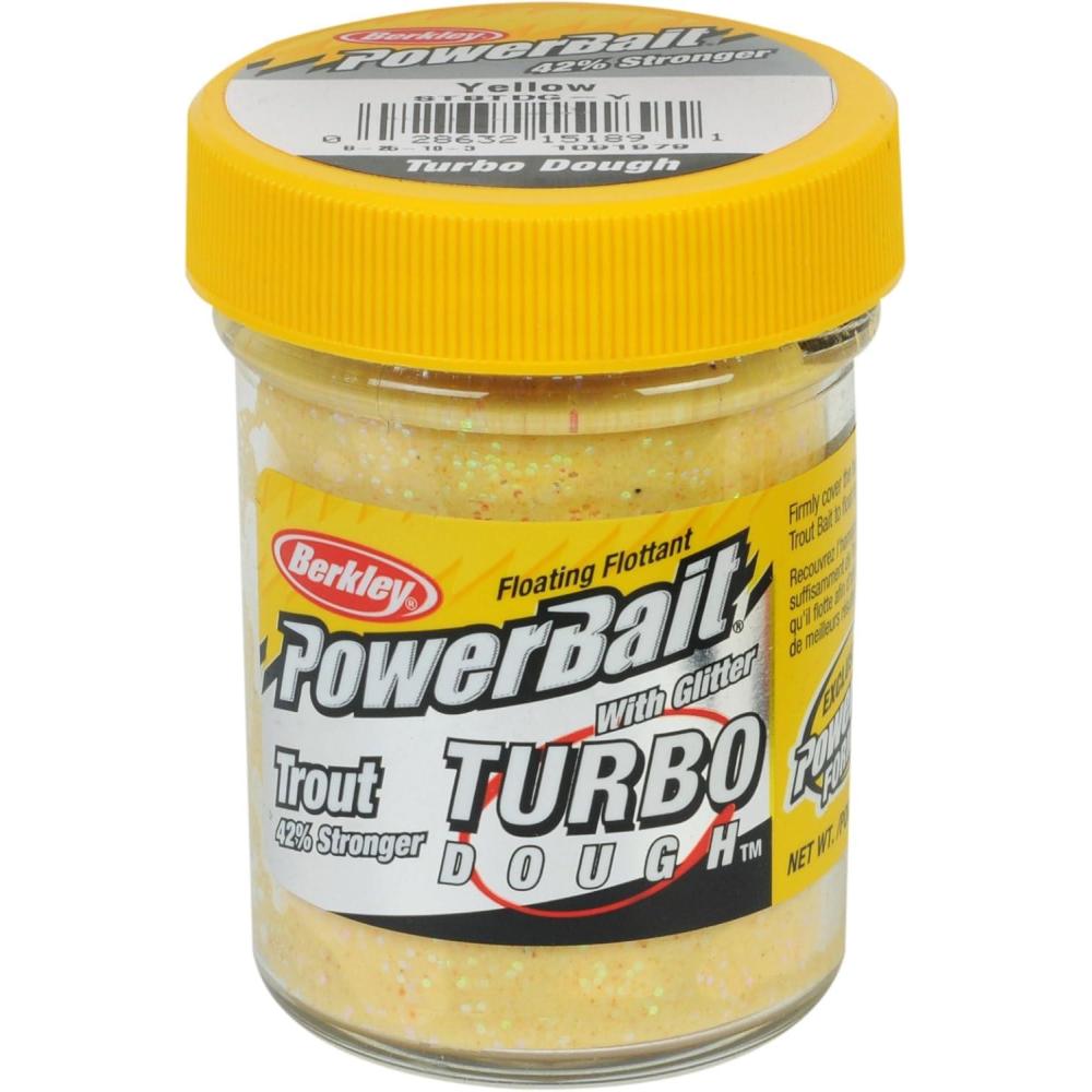imageBerkley PowerBait Trout Fishing Dough BaitYellow Glitter