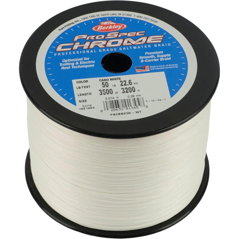 imageBerkley ProSpec Chrome Braid Fishing LineWhite
