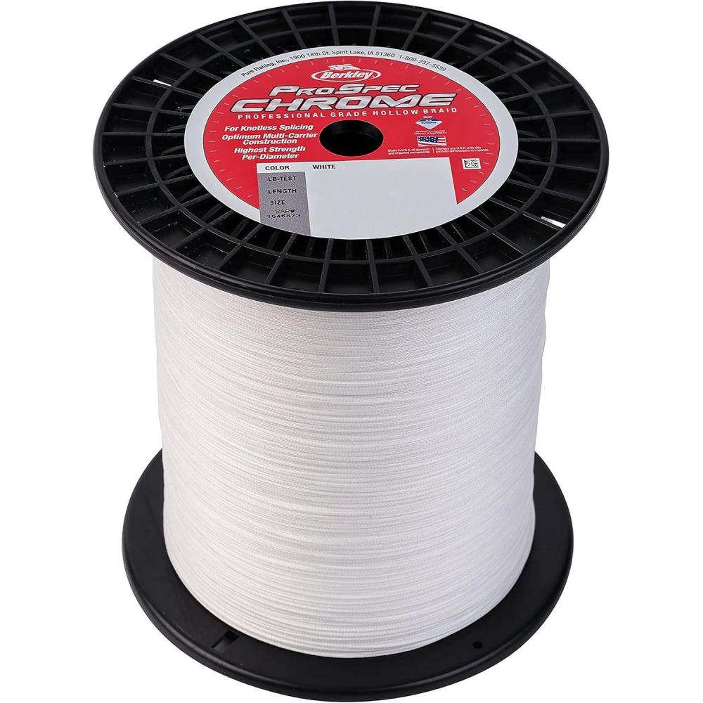 imageBerkley ProSpec Chrome Premium Hollow Braid100lb 453kg