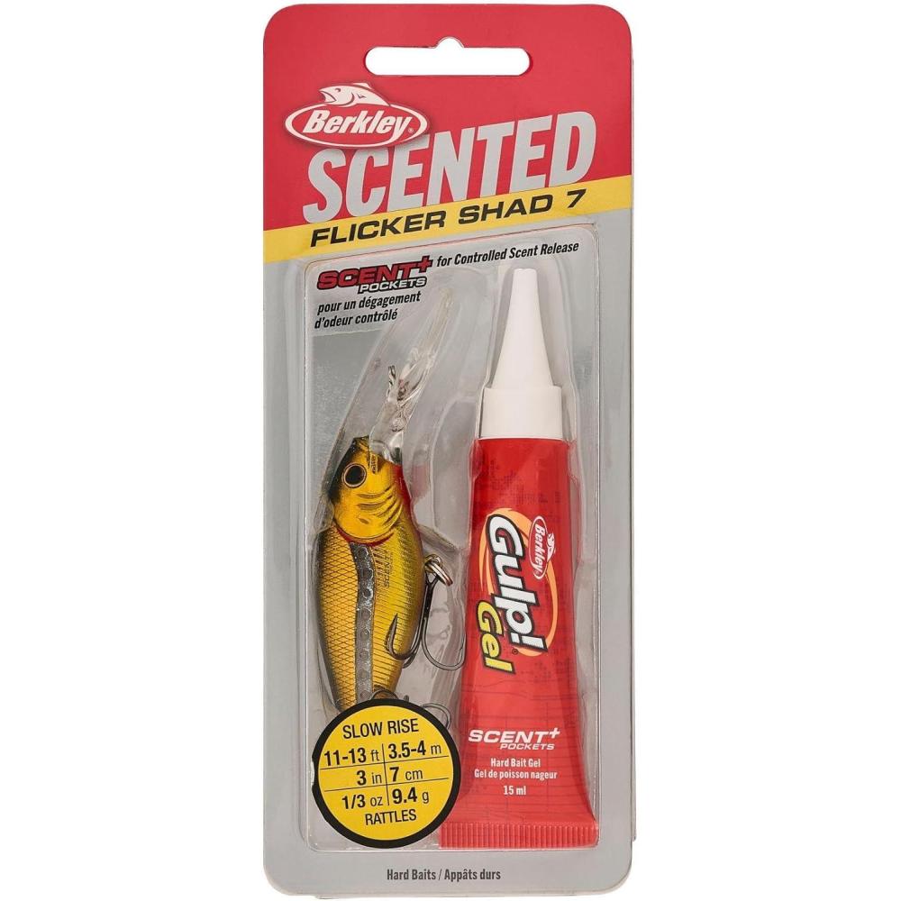 imageBerkley Scented Flicker Shad Fishing Hard BaitBlack Gold