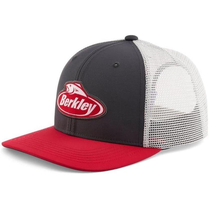 imageBerkley Standard Fishing HatCharcoalRed Logo