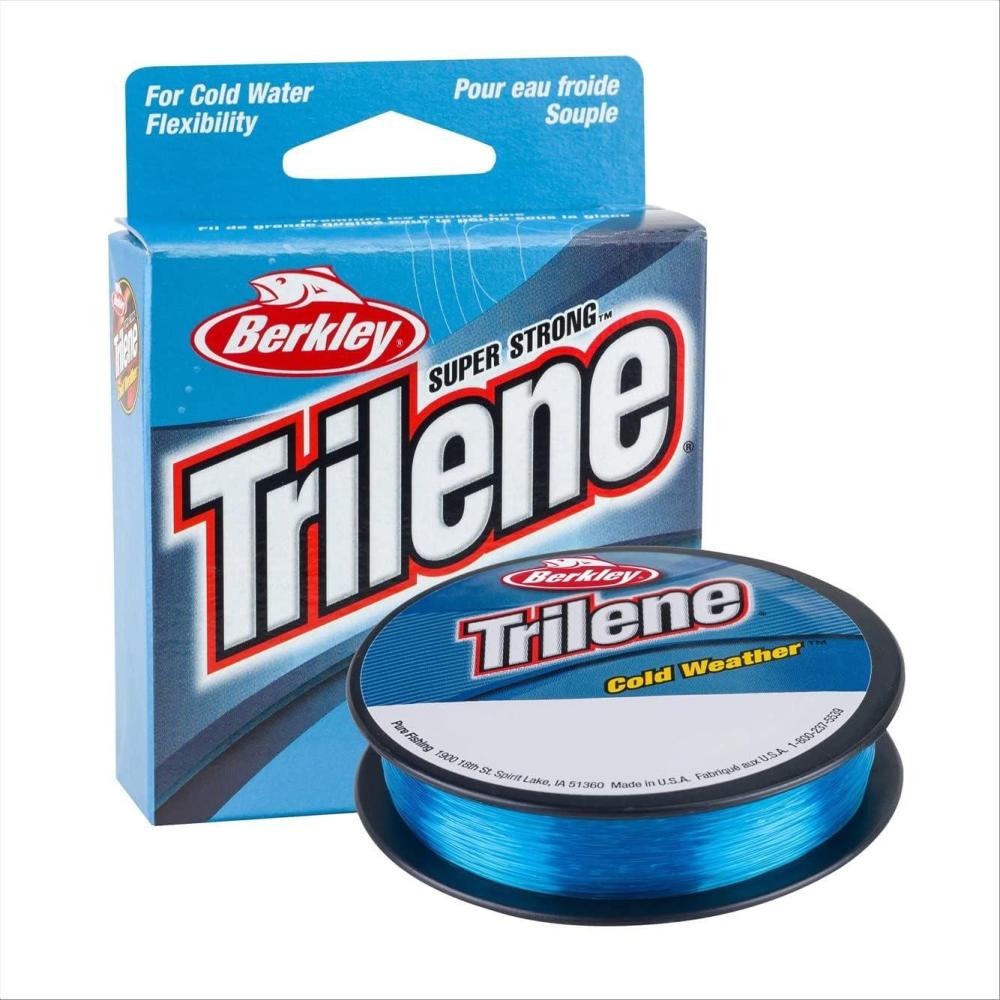 imageBerkley Trilene Cold Weather Monofilament Ice Fishing Line 110 YardsElectric Blue