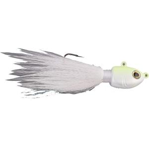 Berkley Fusion19 Bucktail Fishing Bait Jigs(White Chartreuse)