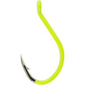 Berkley Fusion19 Wide Gap Live Bait Hooks, Size 4 Fishing Hooks, Needle Point with SlickSet Coating for Easy Penetration, Forged for Added Strength(Chartreuse)