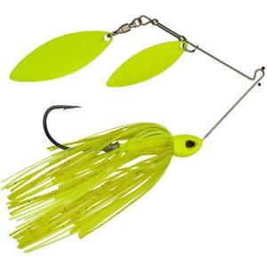 Berkley Power Blade Compact Fishing Spinnerbaits(Chartreuse/Chartreuse + Chartreuse)