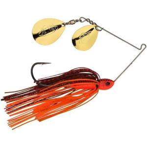 Berkley Power Blade Compact Fishing Spinnerbaits(Fire Craw/Gold + Gold)
