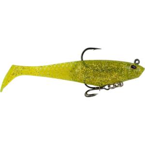 Berkley PowerBait Saltwater Pre-Rigged Cullshad Fishing Soft Bait(Chartreuse Flash)