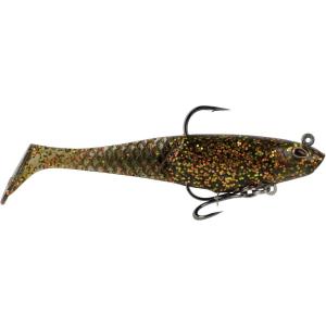 Berkley PowerBait Saltwater Pre-Rigged Cullshad Fishing Soft Bait(Dark Night)