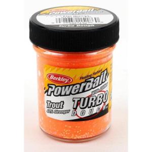 Berkley PowerBait Trout Fishing Dough Bait(Fluorescent Orange – Glitter)