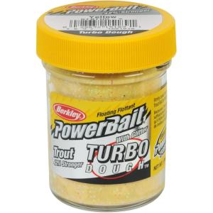 Berkley PowerBait Trout Fishing Dough Bait(Yellow – Glitter)