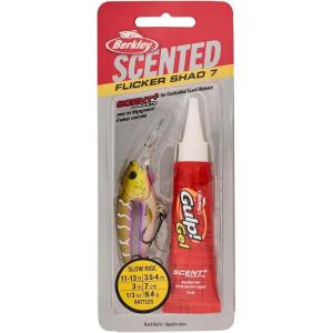 Berkley Scented Flicker Shad Fishing Hard Bait(Purple Tiger)