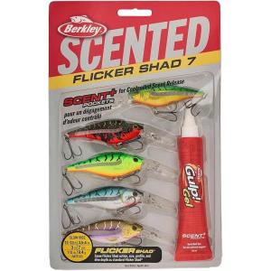Berkley Scented Flicker Shad Fishing Hard Bait(Tiger 5 Pack)