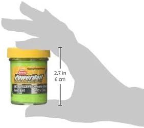 imageBerkley BGXTBCH PowerBait Glitter ChromeGlow Dough Chartreuse Glitter 175Ounce