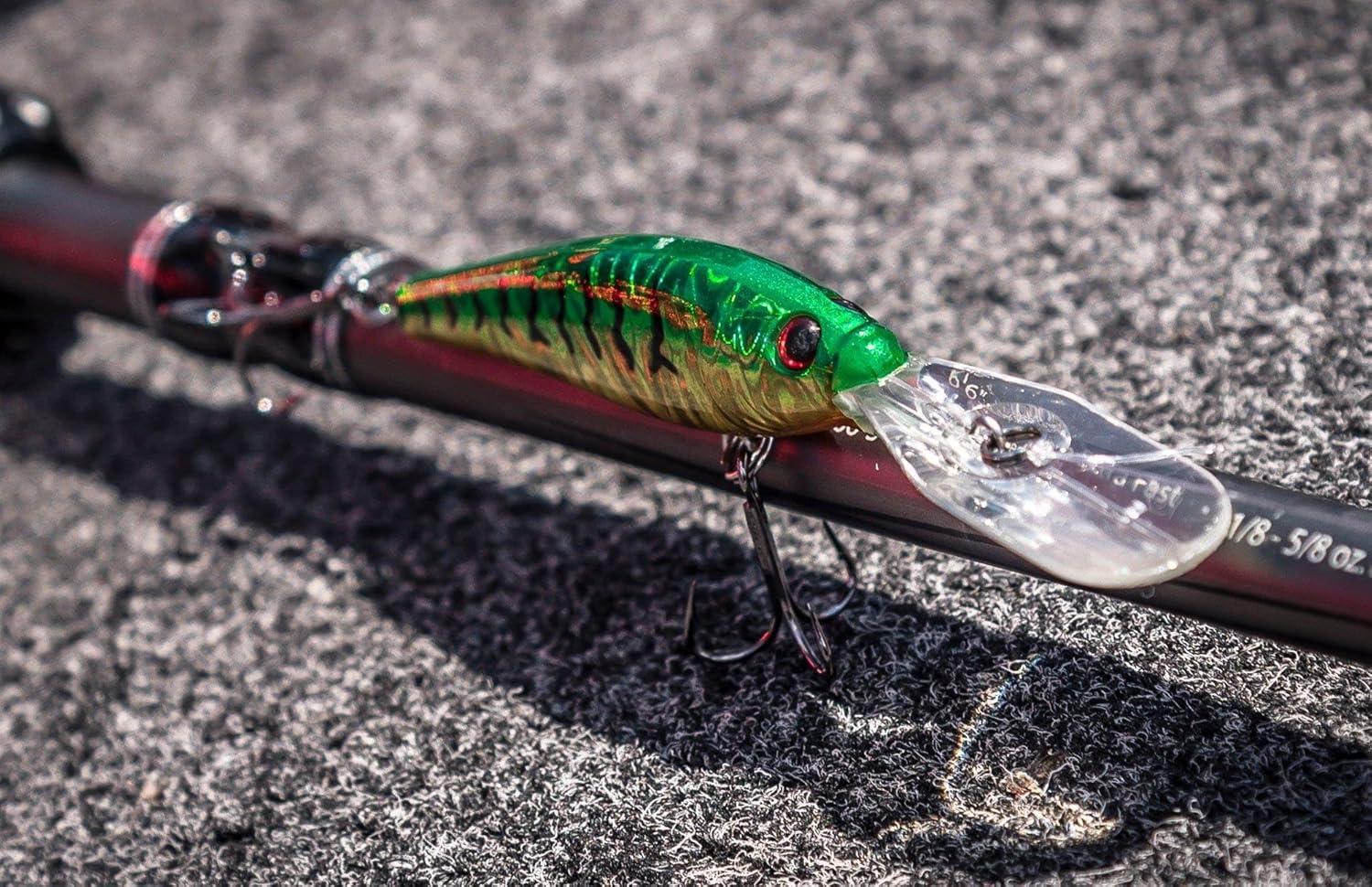imageBerkley Flicker Minnow Fishing Lure Slick Purple Bengal 12 oz 4 12in 11cm Crankbaits Realistic Minnow Profile Sharp Dive Curve Gets to Fish Quickly Equipped with Fusion19 Hook