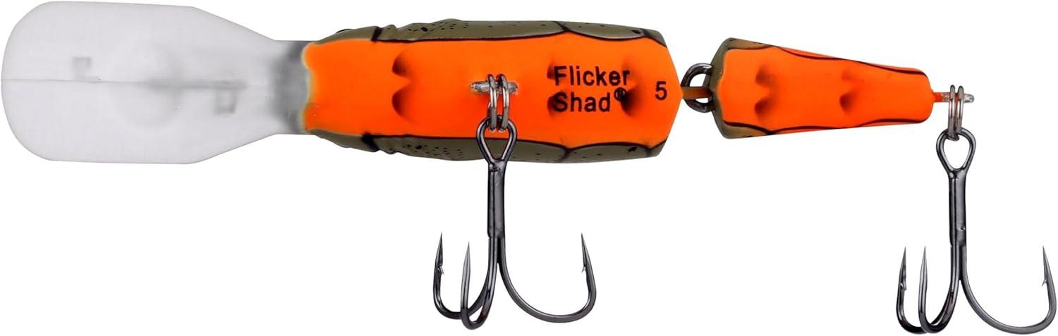 imageBerkley Flicker Shad Jointed Fishing Hard BaitFiretail Green Craw