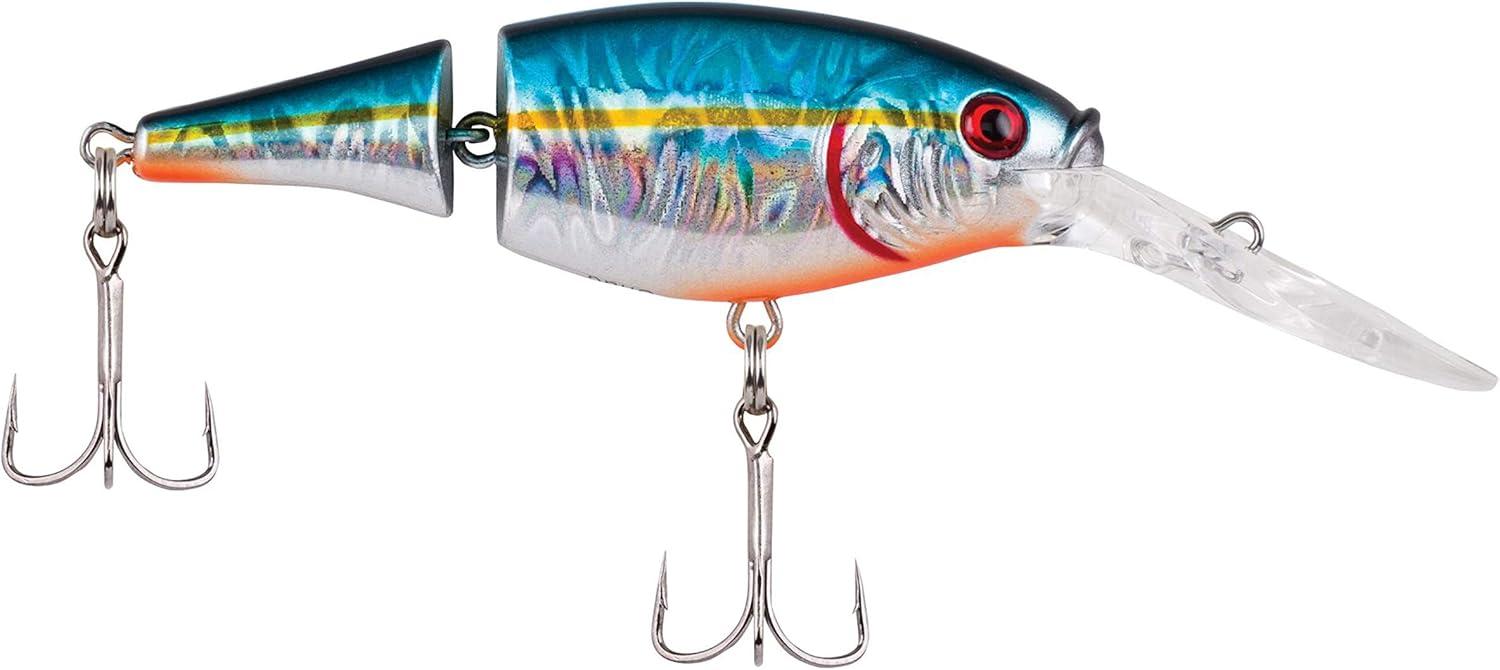 imageBerkley Flicker Shad Jointed Fishing Hard BaitSlick Blue Alewife