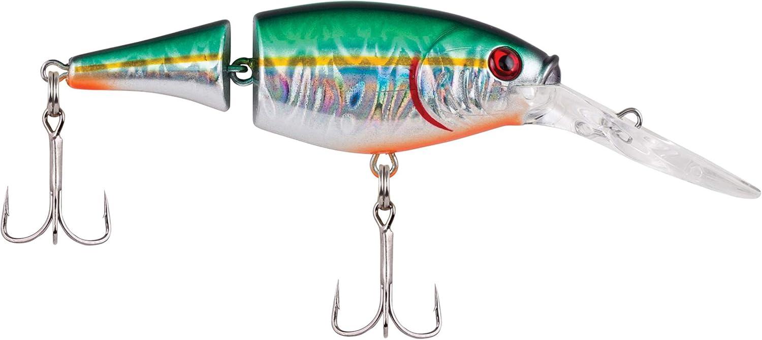 imageBerkley Flicker Shad Jointed Fishing Hard BaitSlick Green Alewife