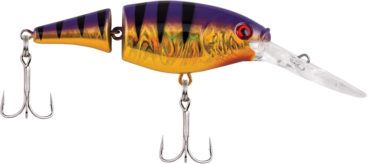 imageBerkley Flicker Shad Jointed Fishing Hard BaitSlick Purple Bengal
