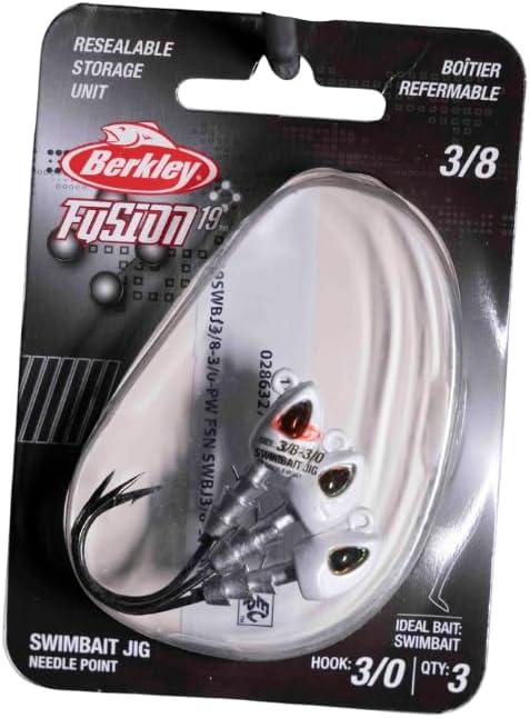 imageBerkley Fusion19 Swimbait Fishing JigheadsPearl White