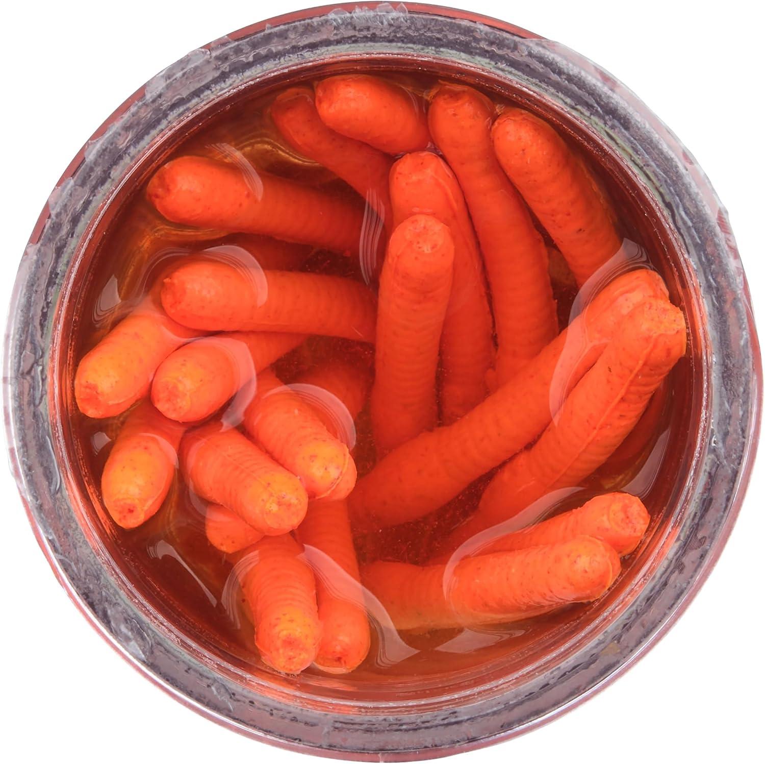 imageBerkley Gulp Alive Fat Floating Trout Worm Fishing Soft BaitFluorescent Orange